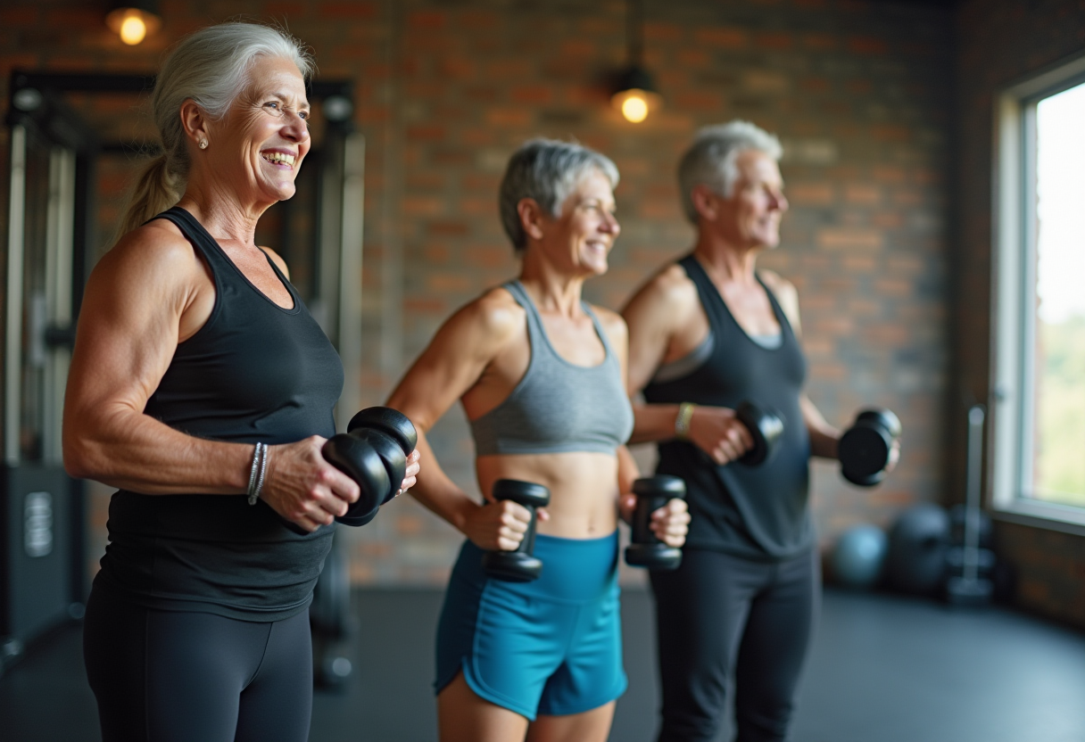 Атлетична людина виконує фітнес-тренування в сучасному залі